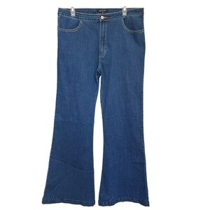 Jealous Tomato Keep You Waiting Flare Jeans Medium Wash Pockets Blue‎ Size 2X